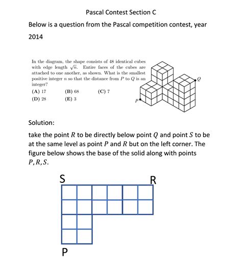 It is administered by the Centre for Education in Mathematics and Computing. . Pascal math contest